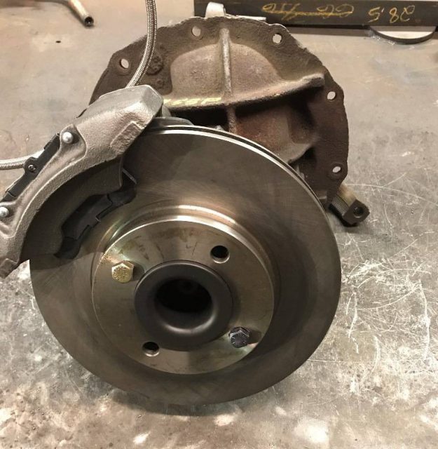 changing rear disc brakes with parking brake